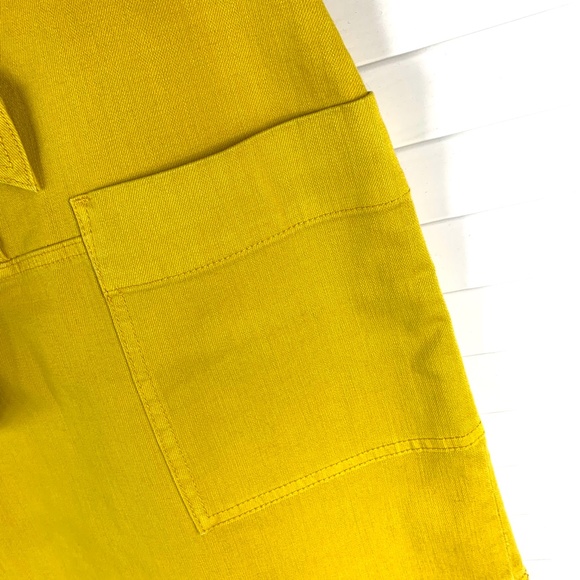 NWT🤩 |•TORY BURCH•| Mustard Denim Skirt - Picture 8 of 15